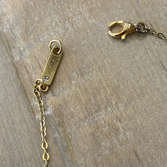 Tycoon marked Gold Tone Crystal Dangling Bracelet - Picture 10 of 13